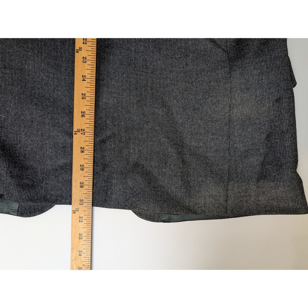 Calvin Klein Mens XL Gray Nailhead 100% Wool 2-Button Suit Jacket Blazer - Picture 10 of 12